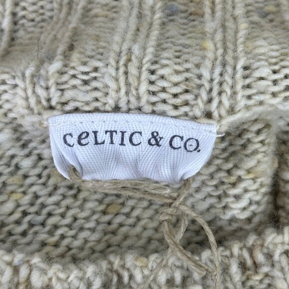 Celtic & Co Donegal Wool Mock Neck Sweater - Picture 4 of 9